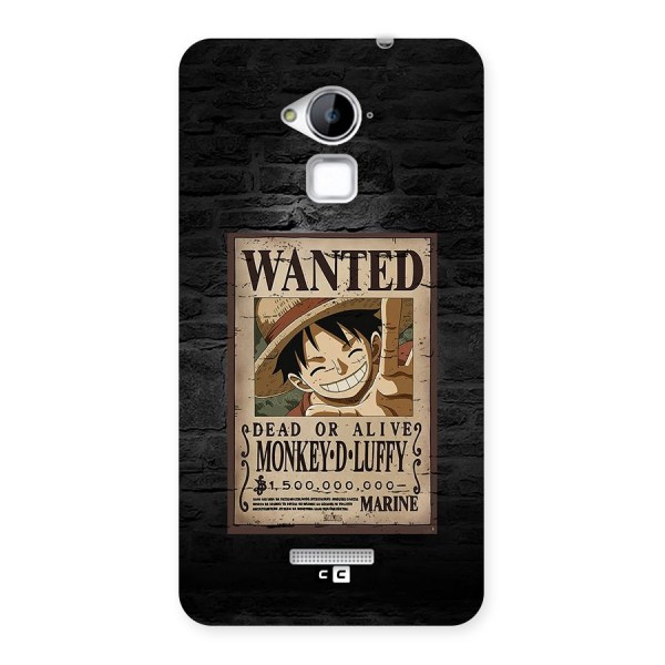 Luffy Wanted Back Case for Coolpad Note 3