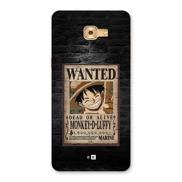 Luffy Wanted Back Case for Galaxy C9 Pro