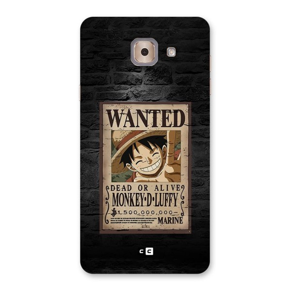 Luffy Wanted Back Case for Galaxy J7 Max