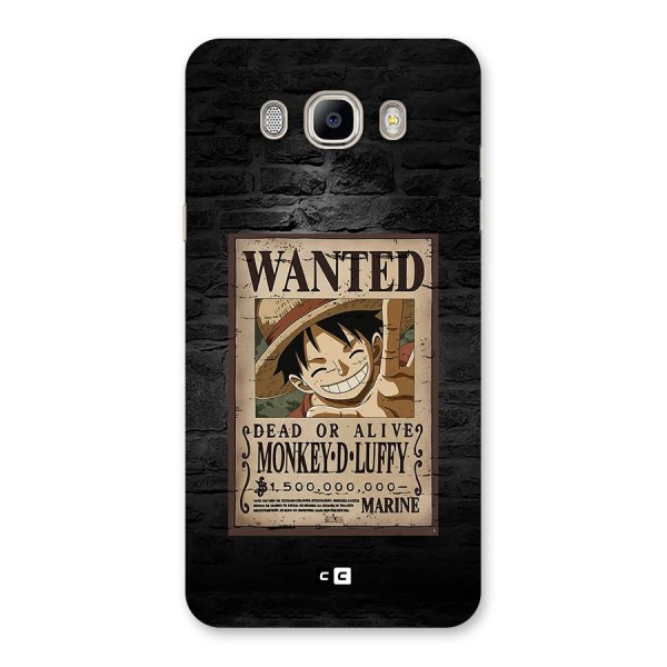 Luffy Wanted Back Case for Galaxy On8