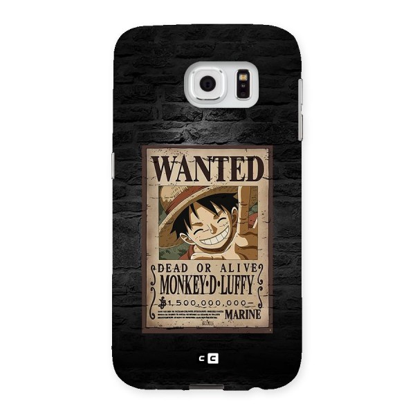 Luffy Wanted Back Case for Galaxy S6