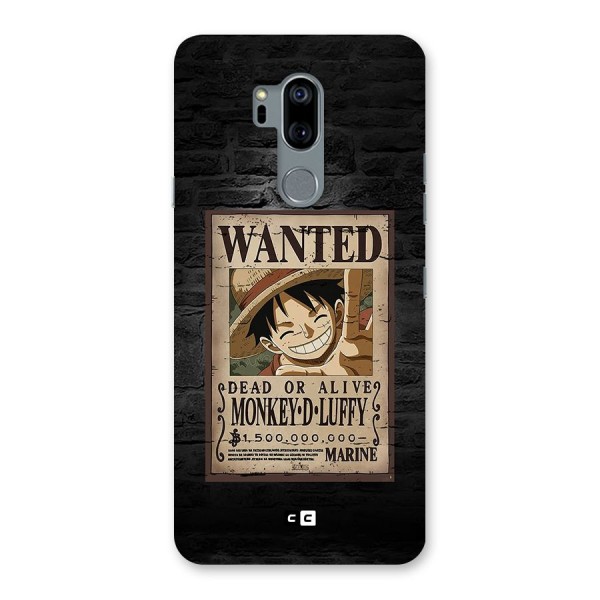 Luffy Wanted Back Case for LG G7