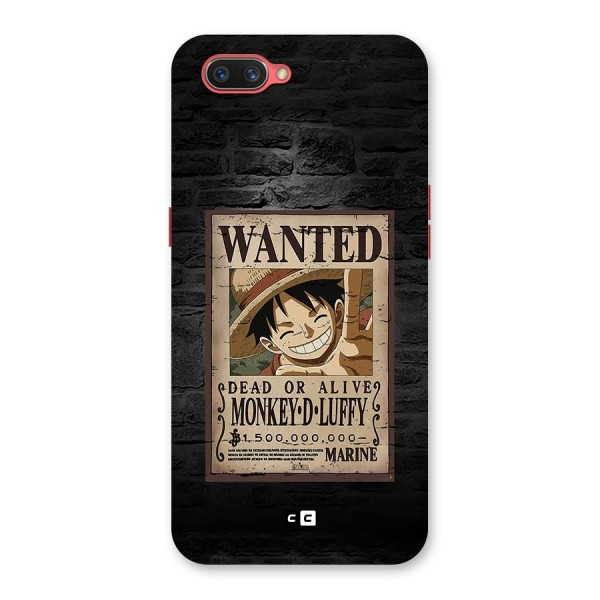 Luffy Wanted Back Case for Oppo A3s