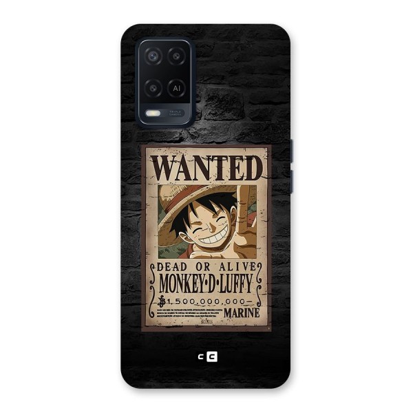 Luffy Wanted Back Case for Oppo A54