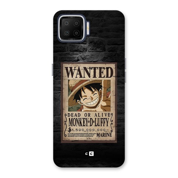 Luffy Wanted Back Case for Oppo F17