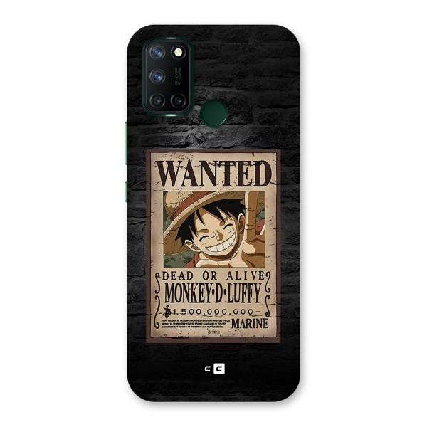 Luffy Wanted Back Case for Realme C17