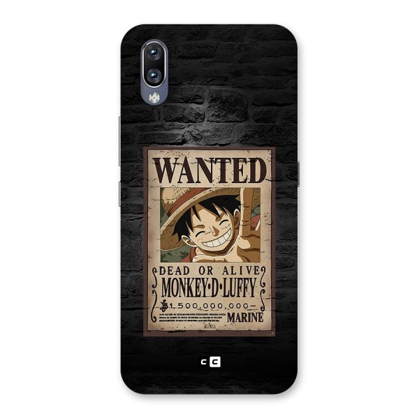 Luffy Wanted Back Case for Vivo NEX