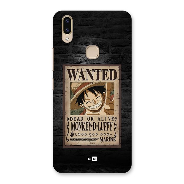 Luffy Wanted Back Case for Vivo V9