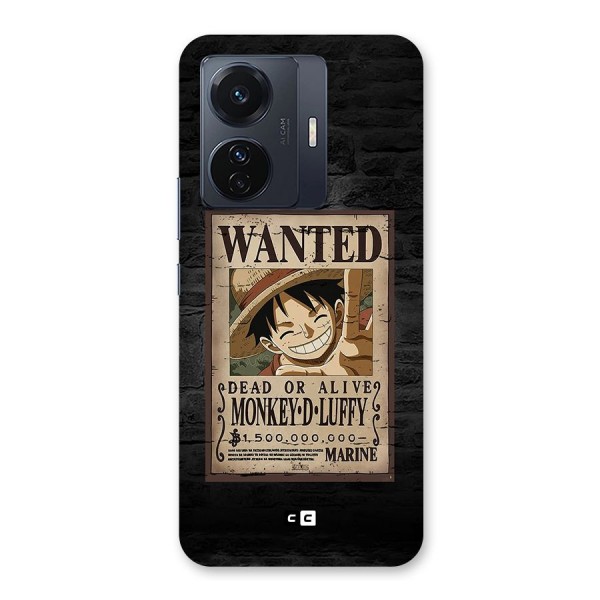 Luffy Wanted Back Case for Vivo iQOO Z6 Pro