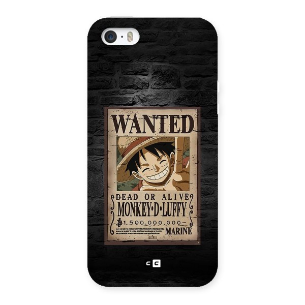 Luffy Wanted Back Case for iPhone 5 5s