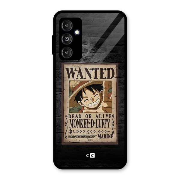 Luffy Wanted Glass Back Case for Galaxy M14 5G