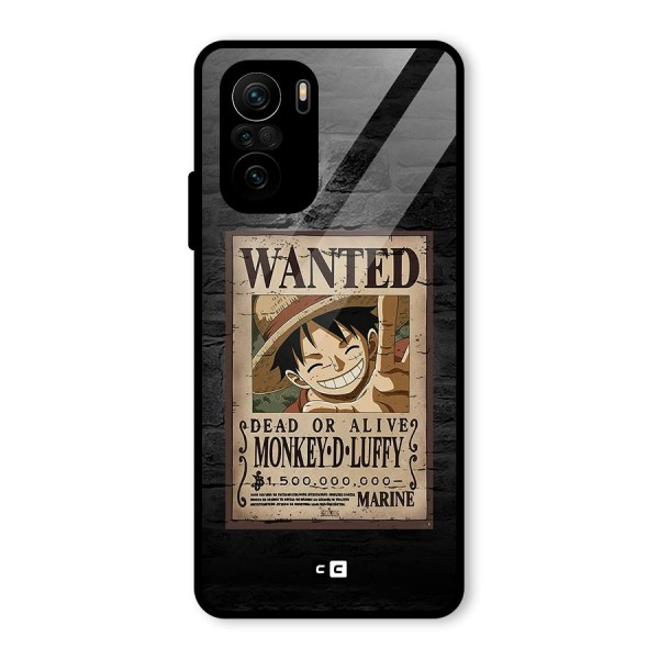 Luffy Wanted Glass Back Case for Mi 11x