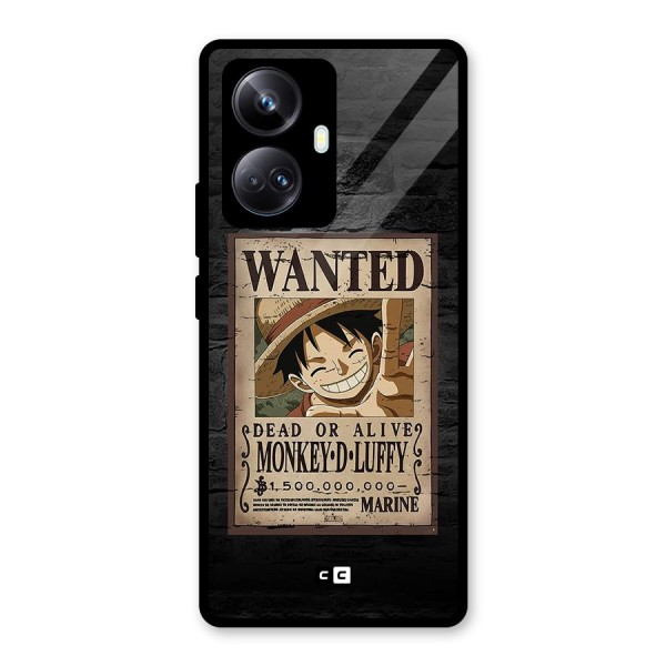 Luffy Wanted Glass Back Case for Realme 10 Pro Plus