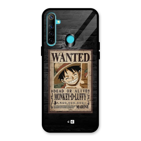 Luffy Wanted Glass Back Case for Realme 5