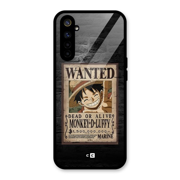 Luffy Wanted Glass Back Case for Realme 6