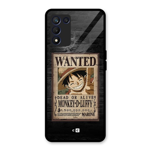 Luffy Wanted Glass Back Case for Realme 9 5G Speed