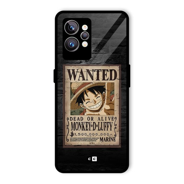 Luffy Wanted Glass Back Case for Realme GT2 Pro