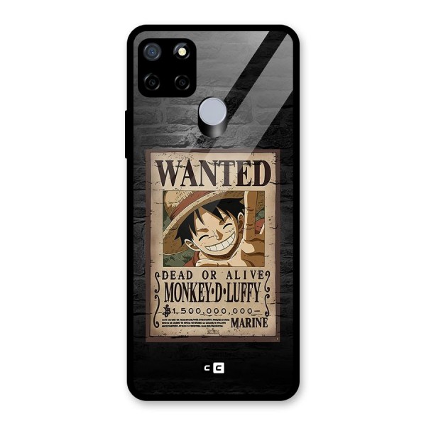 Luffy Wanted Glass Back Case for Realme Narzo 20