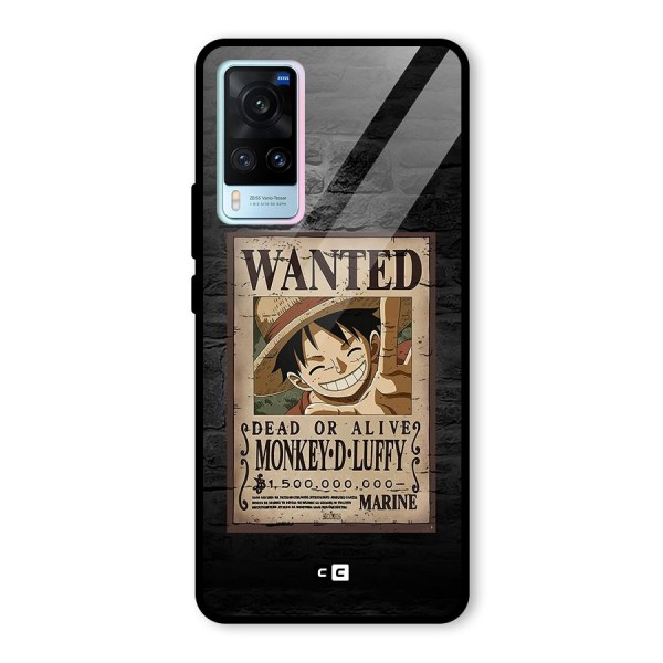 Luffy Wanted Glass Back Case for Vivo X60