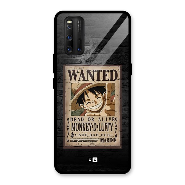 Luffy Wanted Glass Back Case for Vivo iQOO 3