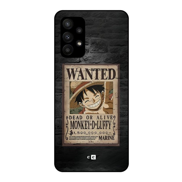 Luffy Wanted Metal Back Case for Galaxy A23