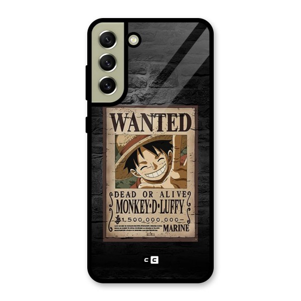 Luffy Wanted Metal Back Case for Galaxy S21 FE 5G (2023)