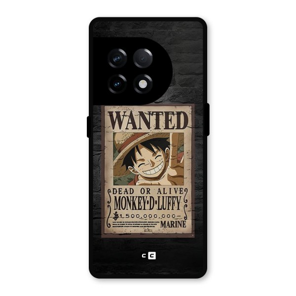 Luffy Wanted Metal Back Case for OnePlus 11R