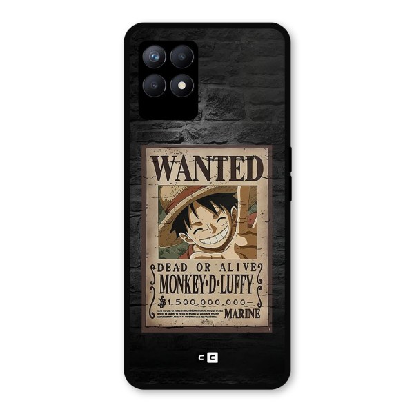 Luffy Wanted Metal Back Case for Realme 8i