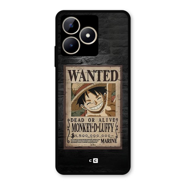 Luffy Wanted Metal Back Case for Realme C53