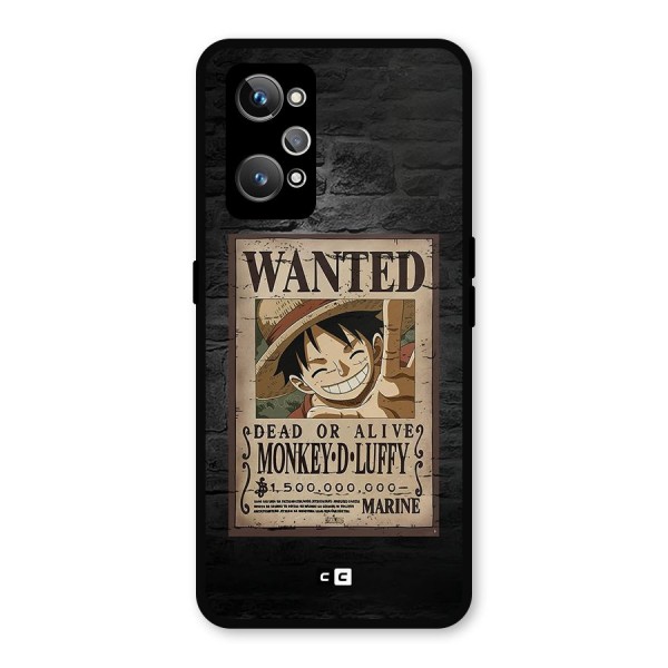 Luffy Wanted Metal Back Case for Realme GT Neo 3T