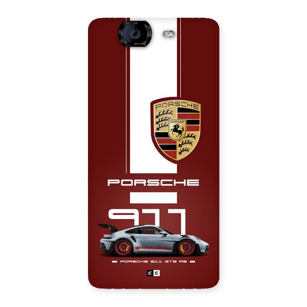 Luxe Supercar Back Case for Canvas Knight A350