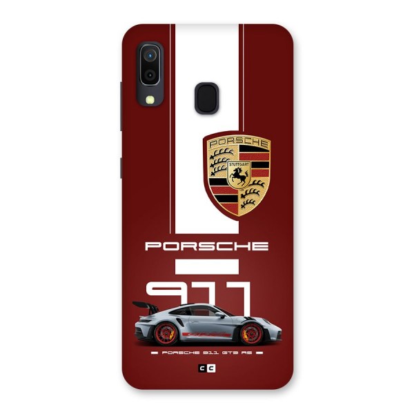 Luxe Supercar Back Case for Galaxy A20