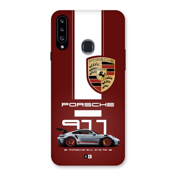 Luxe Supercar Back Case for Galaxy A20s