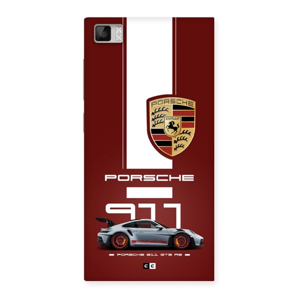 Luxe Supercar Back Case for Mi3