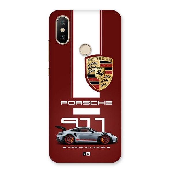 Luxe Supercar Back Case for Mi A2