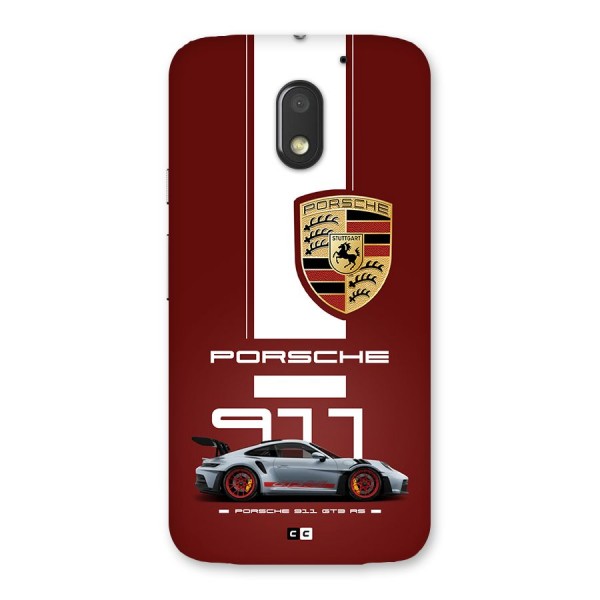 Luxe Supercar Back Case for Moto E3 Power