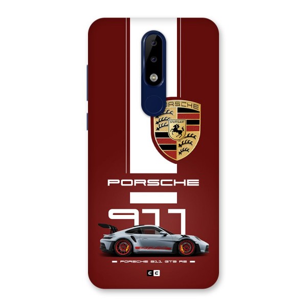 Luxe Supercar Back Case for Nokia 5.1 Plus