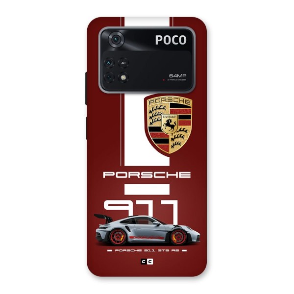 Luxe Supercar Back Case for Poco M4 Pro 4G