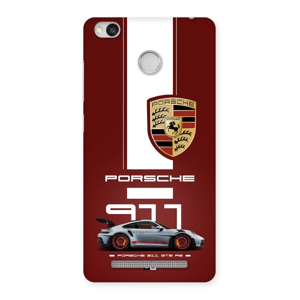 Luxe Supercar Back Case for Redmi 3S Prime