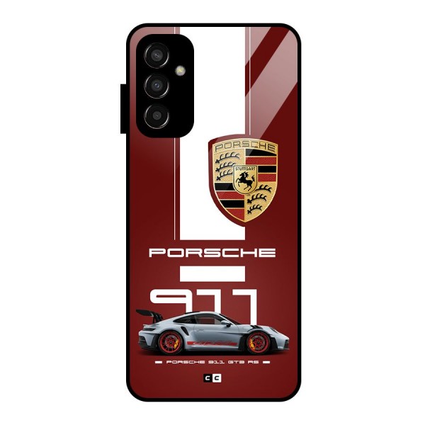 Luxe Supercar Glass Back Case for Galaxy F13