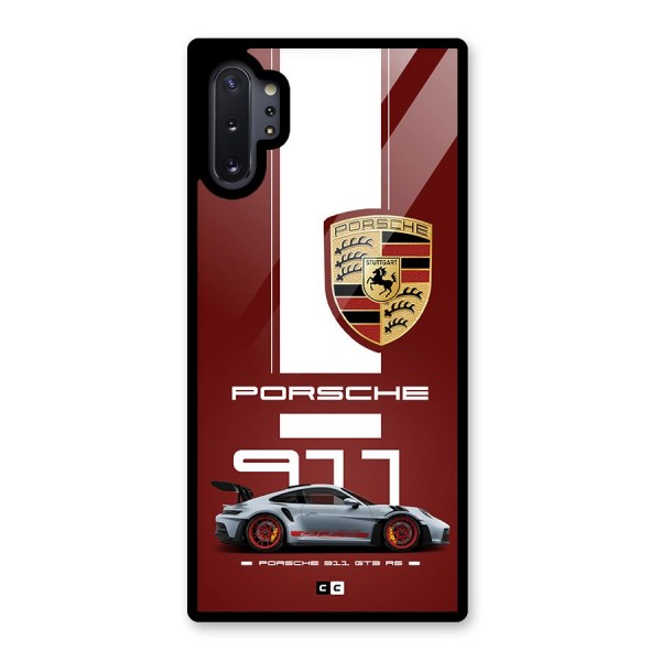 Luxe Supercar Glass Back Case for Galaxy Note 10 Plus