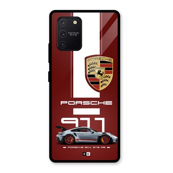 Luxe Supercar Glass Back Case for Galaxy S10 Lite