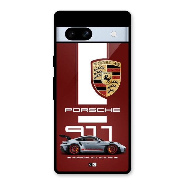 Luxe Supercar Glass Back Case for Google Pixel 7a