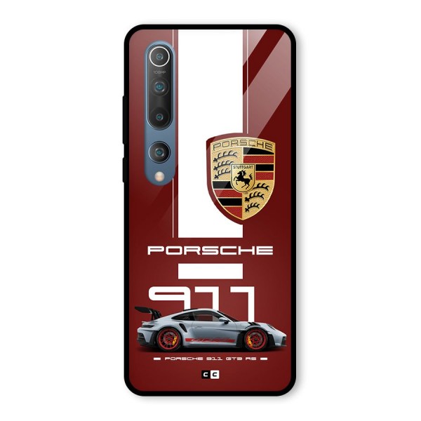 Luxe Supercar Glass Back Case for Mi 10