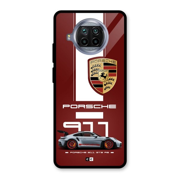 Luxe Supercar Glass Back Case for Mi 10i