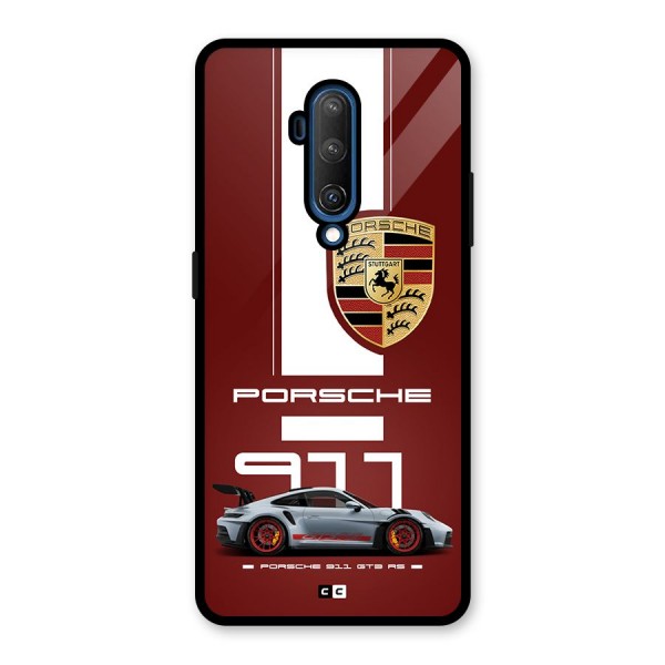 Luxe Supercar Glass Back Case for OnePlus 7T Pro