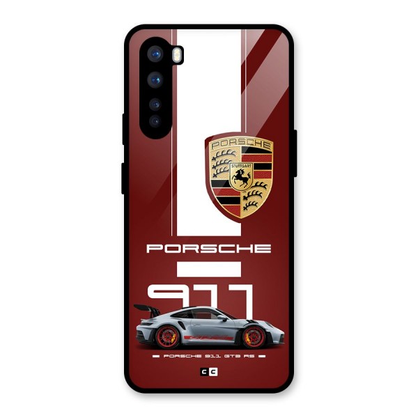 Luxe Supercar Glass Back Case for OnePlus Nord