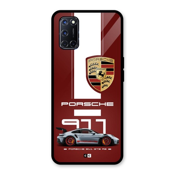 Luxe Supercar Glass Back Case for Oppo A52