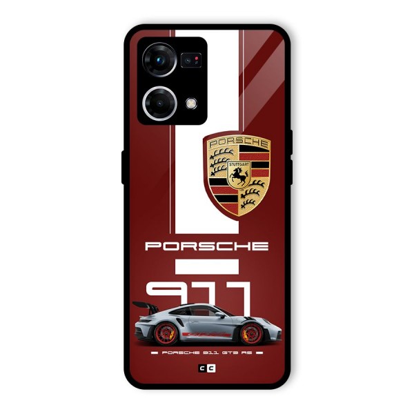 Luxe Supercar Glass Back Case for Oppo F21 Pro 5G