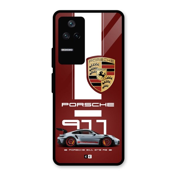 Luxe Supercar Glass Back Case for Poco F4 5G